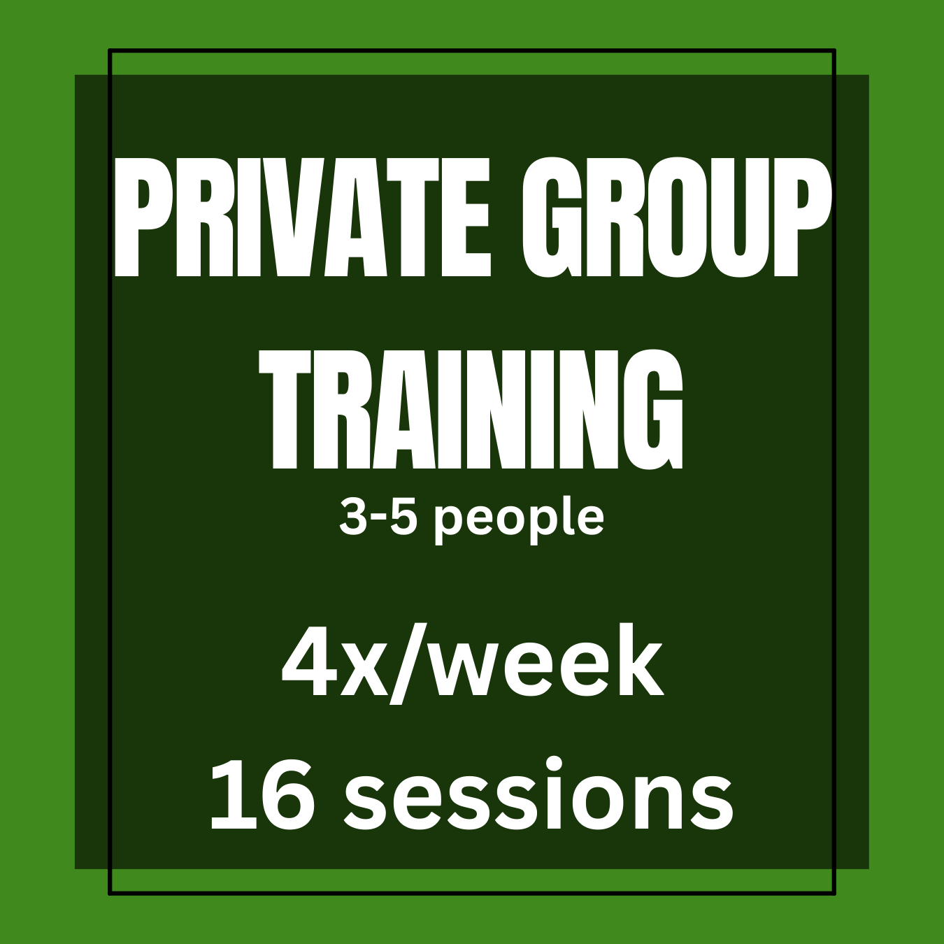 Private Group Training (4x a week)